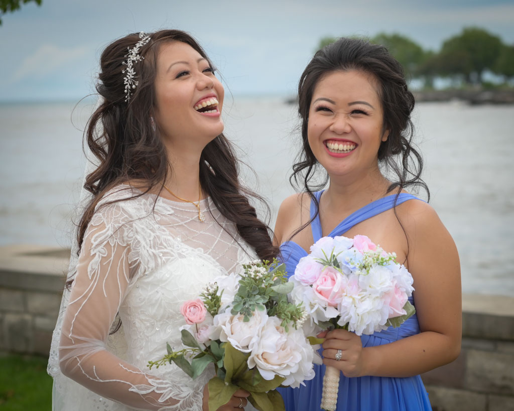 Bride and Bridesmaid