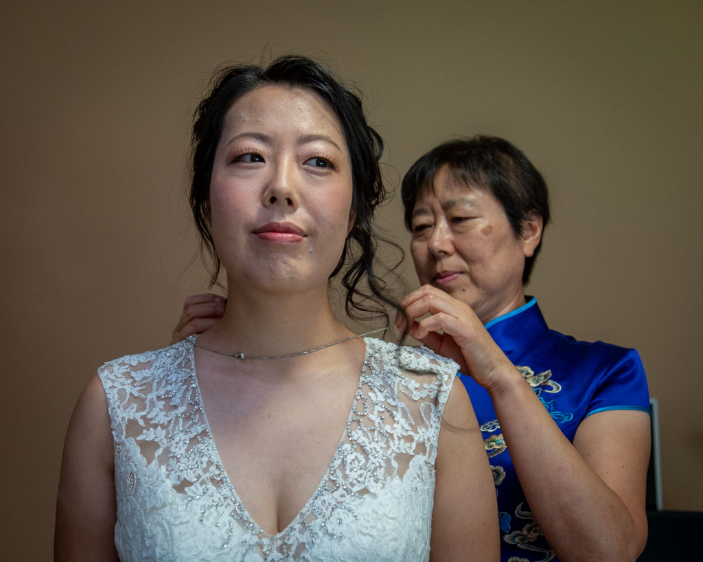 Bride Getting Ready
