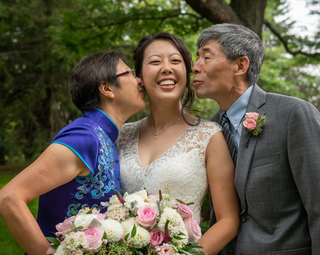 Bride with Family