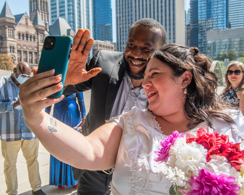 Bride and Groom portrait